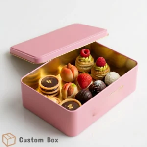 500ML Pink Tin Box-50Pcs
