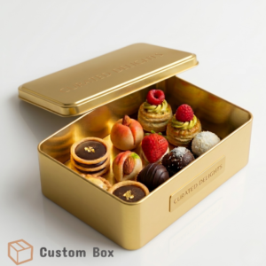 500ML Golden Tin Box