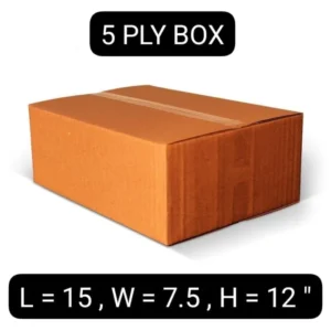 5-Ply 15x7.5x12 Box (5 Pcs)