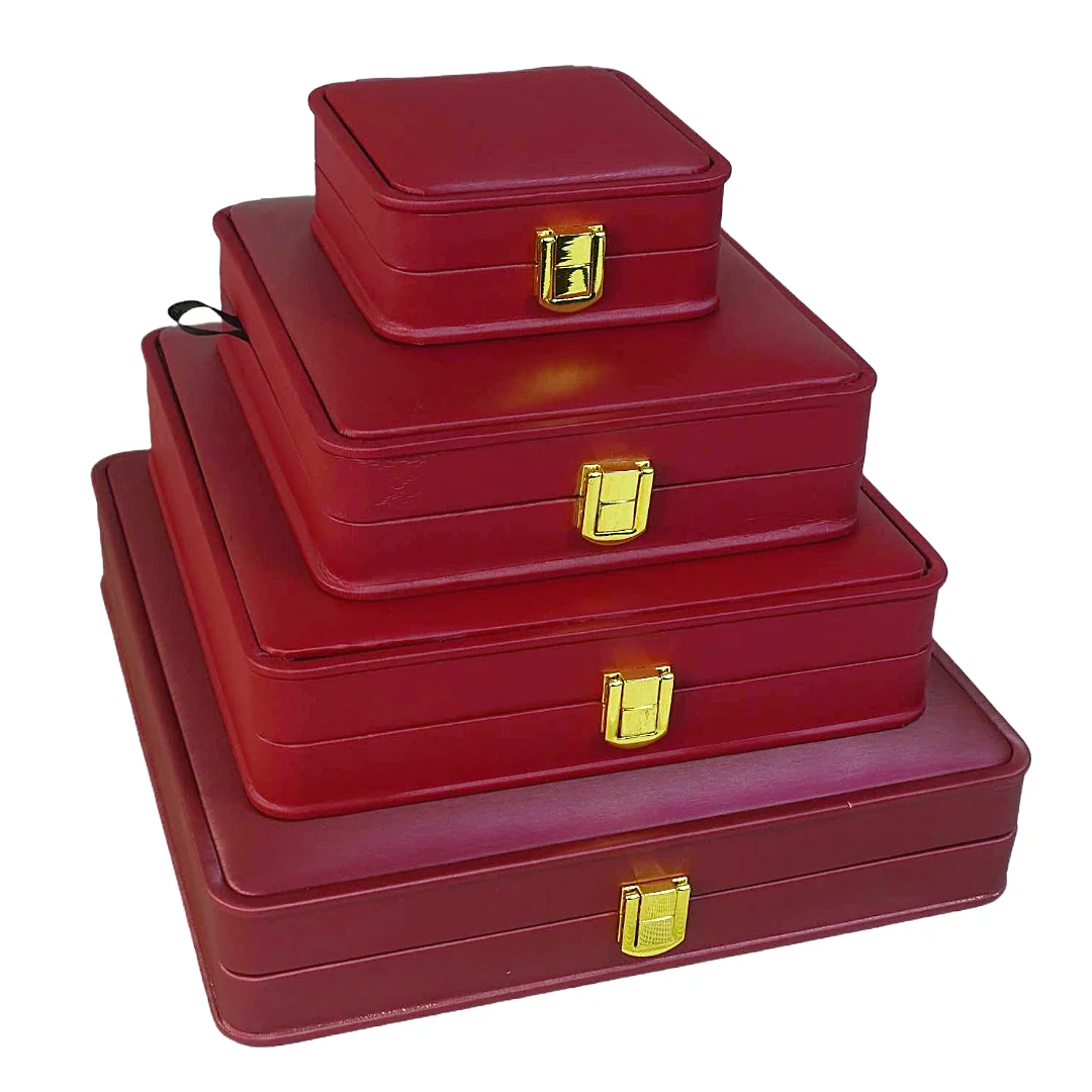 Maroon U-Lock Box 8x8