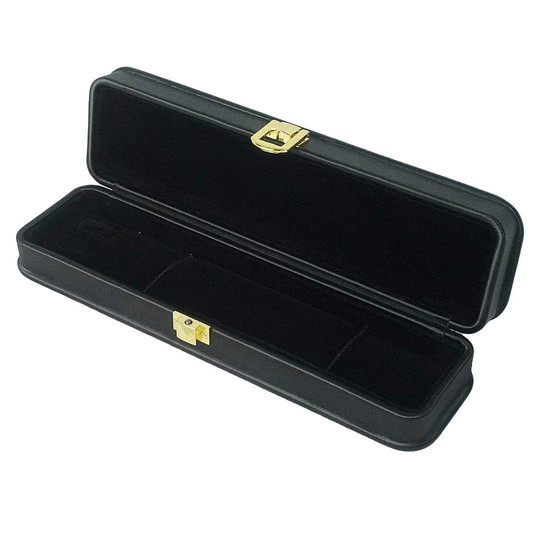 Black Leather Chain Box