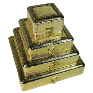 Golden Leather Box 8x8