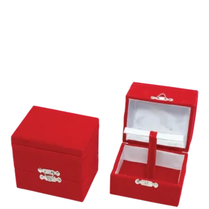 Red Velvet Jhumka Box
