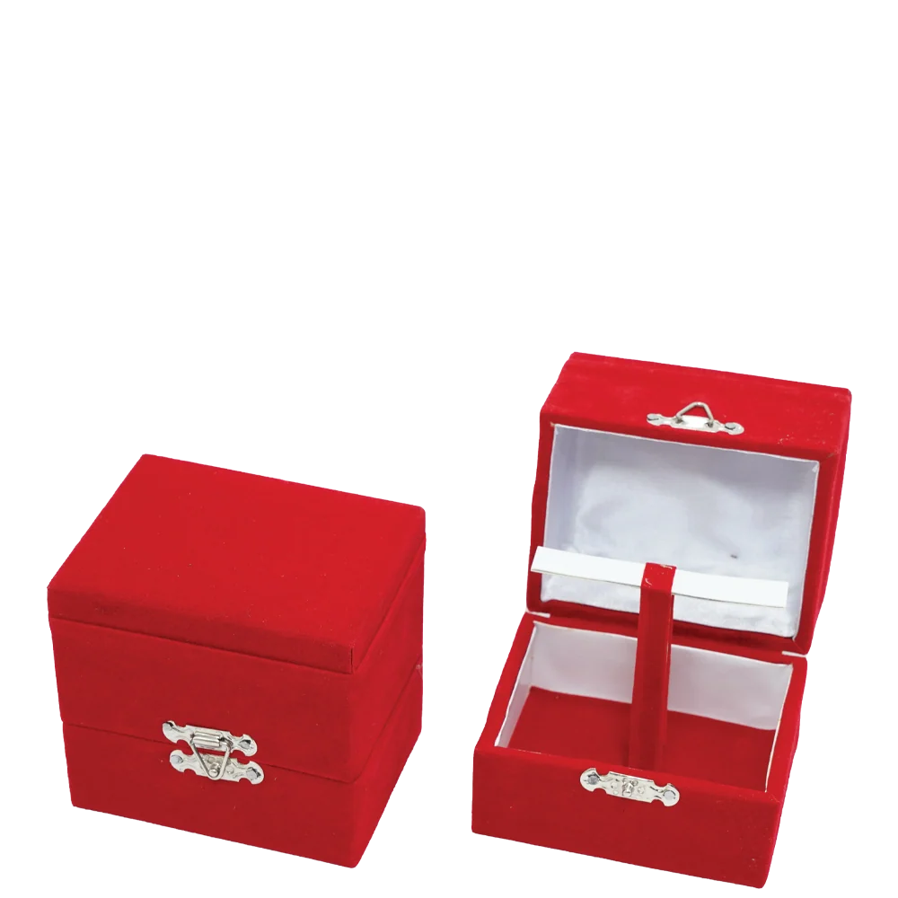 Red Velvet Jhumka Box