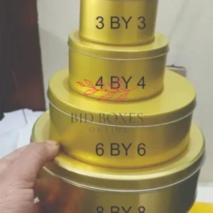 Dream Cake Tin Box 6"