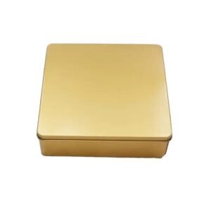 3 Inch Square Golden Box