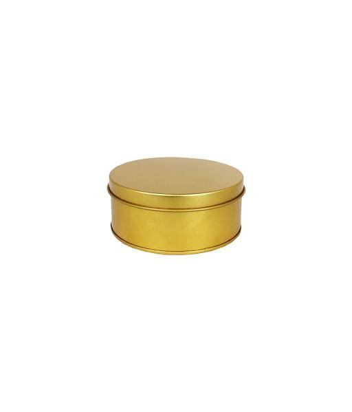 4.2 Inch Golden Tin Box
