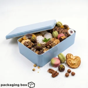 Blue Tin Box 500ML-50Pcs