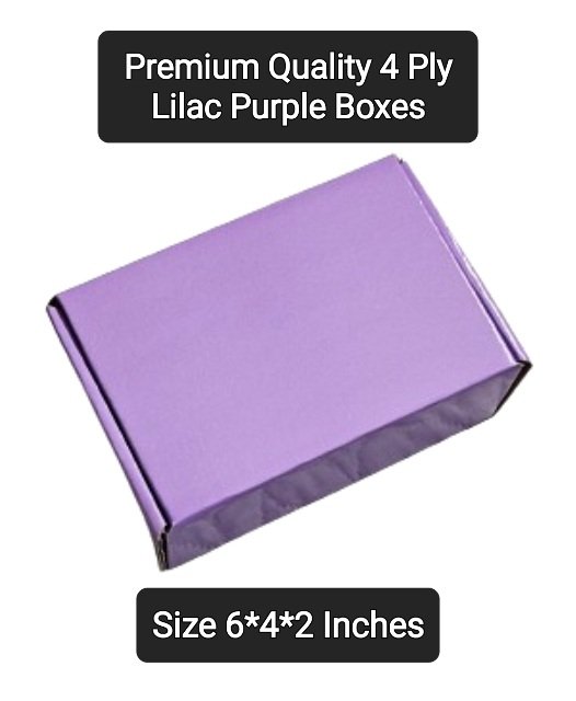Lilac Boxes 6x4x2 Inch